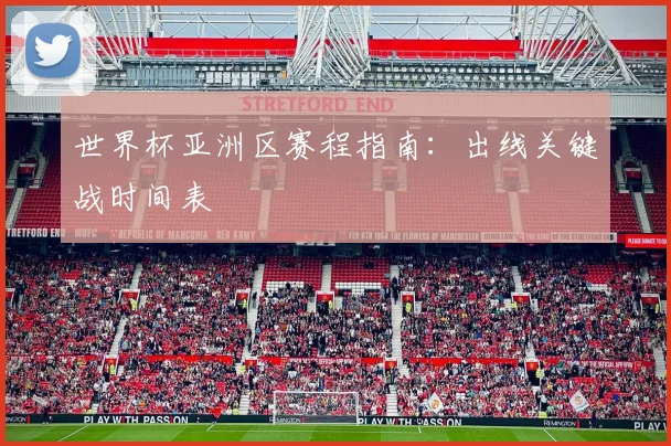 世界杯亚洲区赛程指南：出线关键战时间表